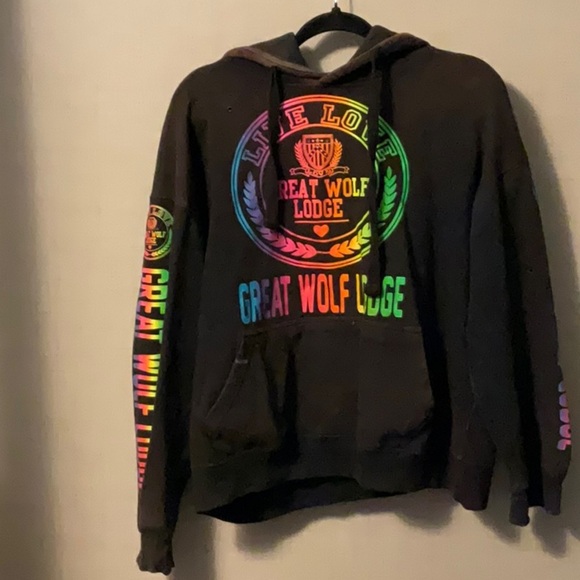 Kids Black Hoodie - Picture 1 of 5